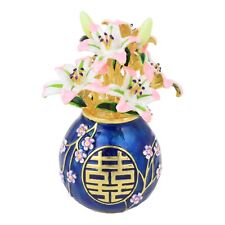 2024 Feng Shui Double Happiness Vase with Lilies picture