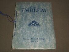1916 THE EMBLEM CHICAGO NORMAL COLLEGE YEARBOOK - ILLINOIS - PHOTOS - YB 1132 picture