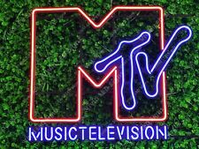 Music Television MTV Vivid LED Neon Sign Light Lamp With Dimmer picture
