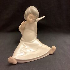 Lladro Wondering Angel Cherub 4962 Retired Exquisite Porcelain Figurine Heaven  picture