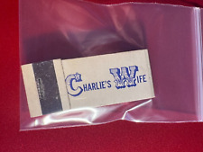MATCHBOOK - CHARLIE'S WIFE - ENCINO, CA - UNSTRUCK picture