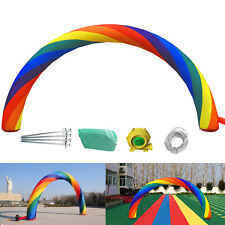 VEVOR Inflatable Rainbow Arched Door Advertising Arch 26 x 10 ft for Holiday picture