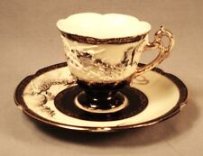 Vintage Demitasse Dragonware Tea Cup & Saucer Hand-Painted Japan picture