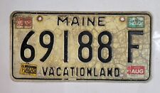 MAINE License Plate 🔥  🔥 69188 F ~ VINTAGE VACATIONLAND picture