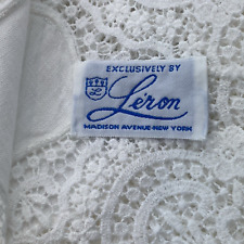 Vintage LERON Lace Linen MADISON AVENUE 8 Napkins 3 Place Settings 11 Pieces picture
