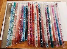 HUGE Lot Rare 22 Vintage Space Tubes- Varying Sizes- Kaleidoscope Tubes- USA picture
