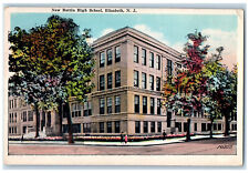 View Of New Battin High School Building Elizabeth New Jersey NJ Vintage Postcard picture