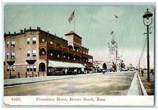 1907 Pleasanton Hotel Revere Beach Massachusetts MA Antique Postcard picture