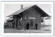 c1950's Depot Station Lawtons Erie County New York NY RPPC Photo Postcard picture