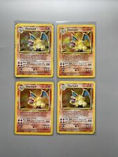 4 X Pokémon TCG Charizard Base Set 4/102 Holo Unlimited Holo Rare Lot Bundle picture