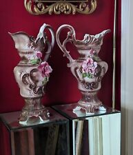 Capidamonte Large Handled Vases Hard to Find Matching Pair picture
