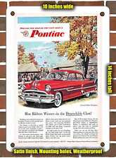 METAL SIGN - 1953 Pontiac Chieftain Deluxe 4 Door Sedan - 10x14 Inches picture