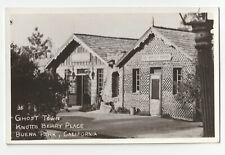 Ghost Town at Knotts Berry Place-Buena Park, California CA-rppc c. 1940s antique picture