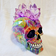 Skull Rainbow Punk Crystal Color Changing LED 6.5