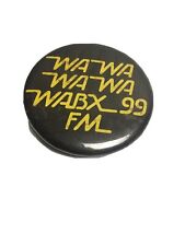 Vintage Detroit Radio Station WABX 99 FM pinback/Button picture