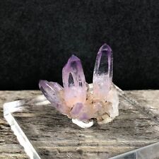Vera Cruz Amethyst Crystal Cluster Mineral Thumbnail Specimen Base & Putty 77-X picture