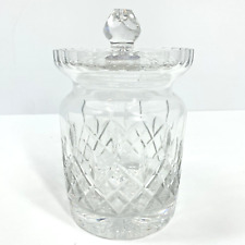 CRYSTAL Jar with Lid Rogaska Biscuit Barrel Canister with Lid BEAUTIFUL picture