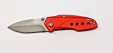 Cabela's Folding Pocket Knife Plain Edge Liner Lock Aluminum Scales *Various* picture
