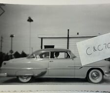 1953 Pontiac Original Black & White Photo, Kodak Car Photograph  picture