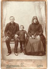 RARE ROMANIA XIX CENTURY FAMILY PORTRAIT CDV PHOTO BY HEIMANN Lippa (Lipova) picture
