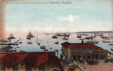 Postcard No 3 Colombo Harbour and Landing Jetty Colombo Ceylon Sri Lanka picture