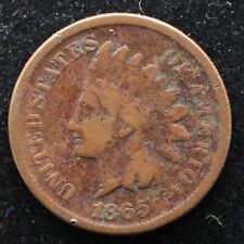 KAPPYSCOINS G8273   1865 CIVIL WAR USED AND DATED  INDIAN HEAD  GOOD picture