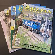 Railfan & Railroad Magazine 1990's Lot Of 7 very nice. picture