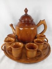Vintage Wooden Tea Set picture