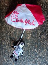 Vintage Chick-fil-A Plush Cow Toy w/ Parachute Eat Mor Chikin Cow Game Souvenir  picture