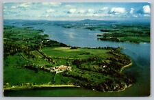 Fort Ticonderoga NY New York Postcard Aerial View Lake Champlain picture