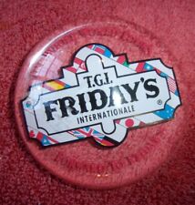 TGI Friday's International Lucite Corporate Desk Paperweight bubble Vintage rare picture