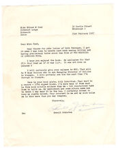 Ronald Johnston Signed Letter 1967 / Autographed Spy Author picture