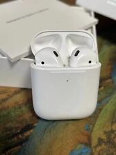 Apple Airpods 2nd Generation Bluetooth Earbuds Earphone White Charging Case USA picture