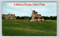 Baker MT-Montana, Medicine Rocks State Park, Vintage Postcard picture