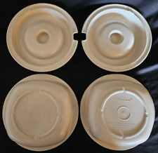 2 Tupperware Microwave Oven Bowls w/Lids Venting 1547-1, 1547-4, 1556-1, 1556-3 picture
