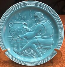 World's Fair of 1940 Turquoise AMERICAN POTTER 7 1/8