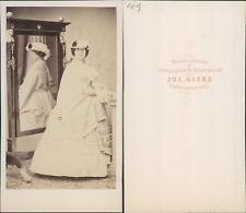 Giere, Hanover, Auguste von Bärndorf, theater actress vintage CDV albums picture