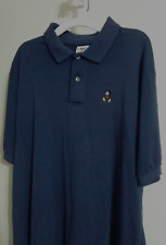 Disney Wear Navy Blue Polo Shirt Embroidered Mickey Mouse Mens XL picture