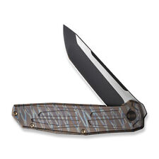 WE Knife Shadowfire Frame Lock 22035-4 Tiger Stripe Titanium 20CV Pocket Knives picture