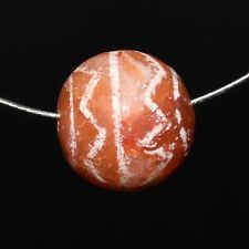 Ancient Indus Valley Etched Carnelian Bead with Decorated Patterns 2600-1700 BCE picture