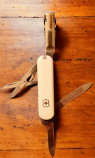 Victorinox Swiss Army Knife - Key Chain - Nail Clip 580 -White (64637) NEW picture