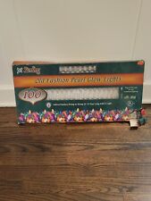 VTG NOS Strand/String 100 Pearl Glow Lights 52.5 Ft Long Sterling *ADD-A-LIGHT* picture