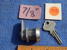 1940s Stoner Game Lock 7/8 inch, Independent Lock Company with key VD 1737 picture