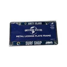 2022 Universal Studios Jaws Amity Island Surf Shop License Plate Frame picture