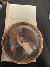 Edwin M Knowles China Co “Dreaming in the Attic” Norman Rockwell Collector Plate picture