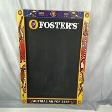 Vintage Foster's Australian Beer Chalkboard Bar Menu Board Sign Man Cave 32