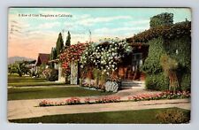 CA-California, Row Of Cozy Bungalows, Antique, Vintage c1924 Postcard picture