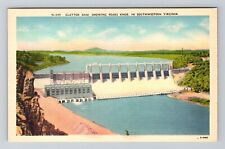 Southwestern VA-Virginia, Claytor Dam, Peaks Knob, Vintage Postcard picture