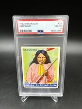 1933 Goudey Indian Gum # 25 Geronimo (Series of 48) PSA 4 VG-EX War Chief picture