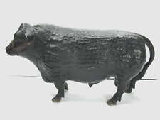 Breyer Walking Hereford Black Angus Bull Cow Rough Full Coat Vintage picture